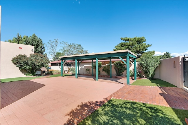 view of patio