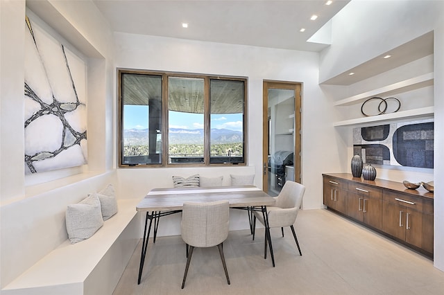 dining area featuring breakfast area