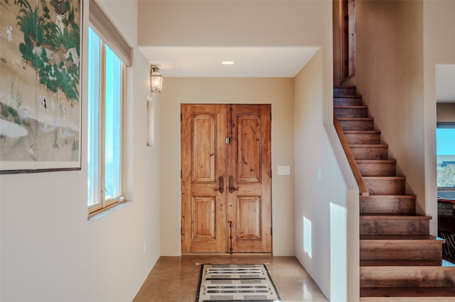 view of entrance foyer