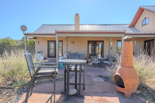 exterior space with a patio area