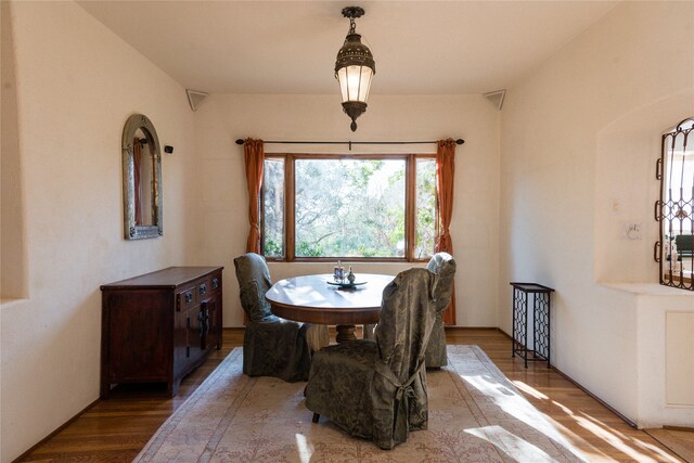 dining room featuring hardwood / wood-style floors