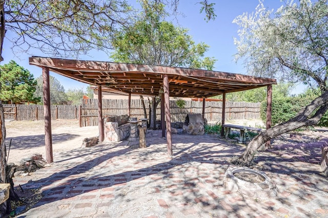 view of patio