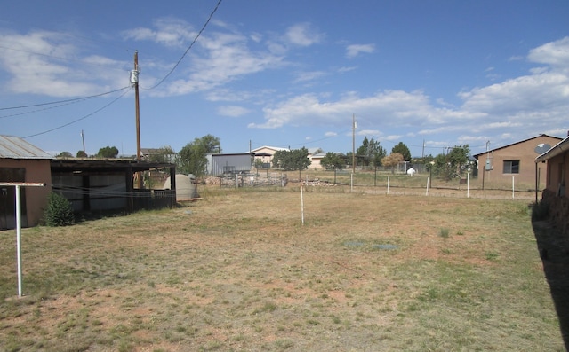 view of yard