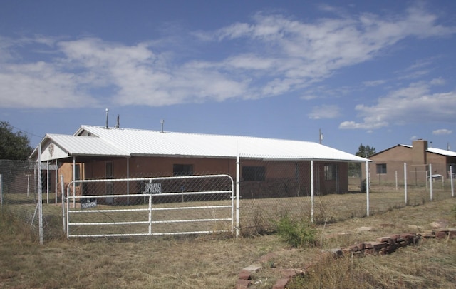 view of horse barn