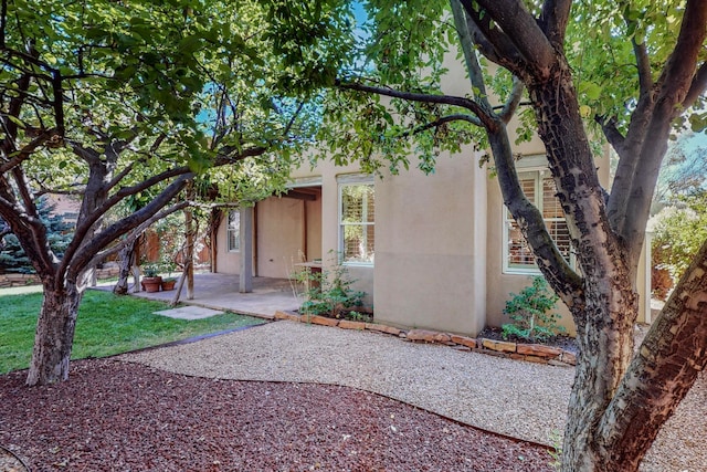 exterior space with a patio area