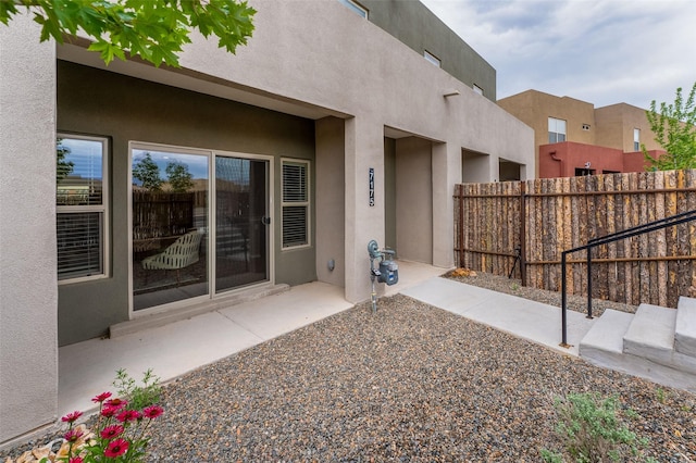 exterior space featuring a patio area