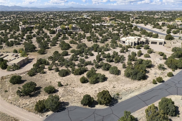 aerial view featuring a mountain view