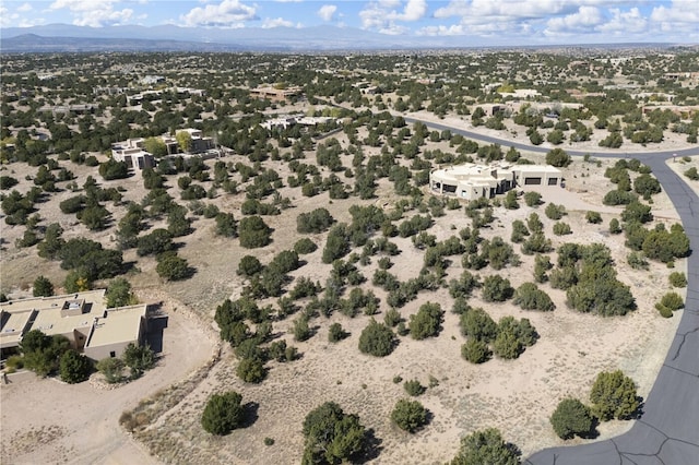 aerial view featuring a mountain view