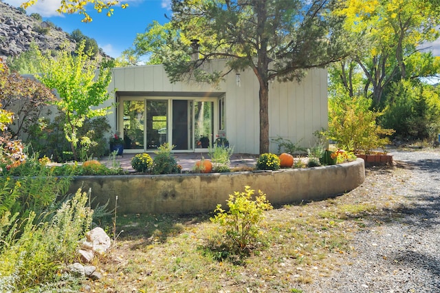 view of rear view of property