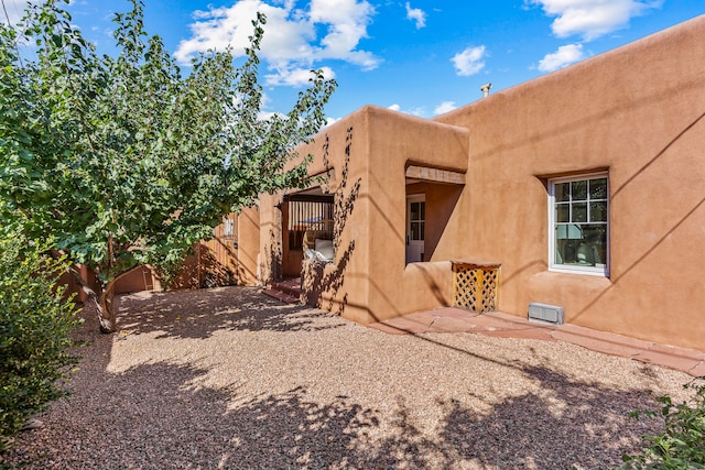 view of back of property