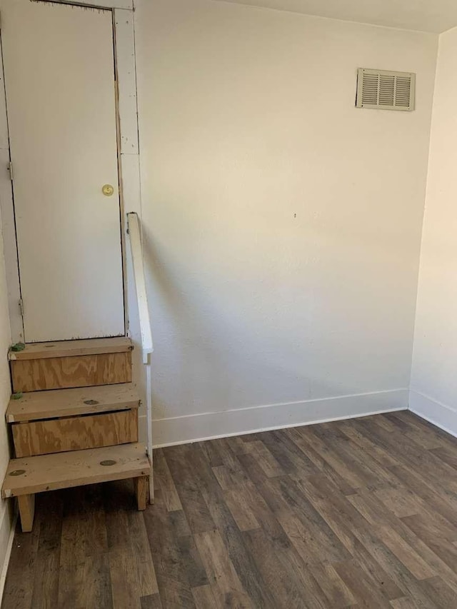 interior space featuring hardwood / wood-style floors