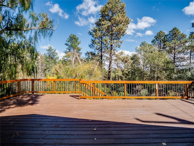 view of deck