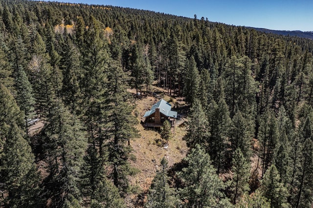 12 Pine Ln, Terrero, NM 87573 - view from above of property with a forest