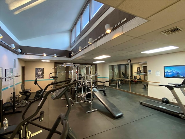 view of exercise room