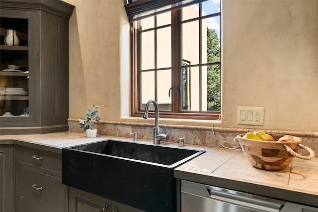 kitchen with dishwasher and sink