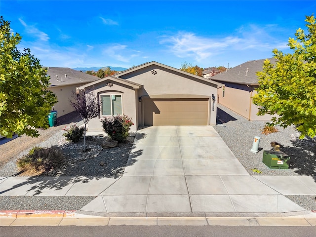 ranch-style house with a garage