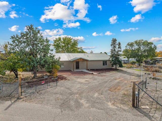 view of ranch-style house