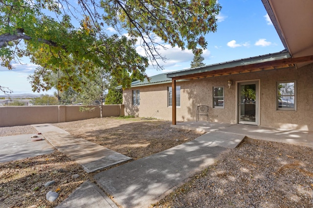 view of back of property