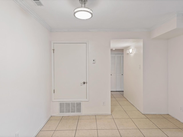 505 Oppenheimer Dr Unit 511, Los Alamos, NM 87544 - corridor with ornamental molding, light tile patterned floors, and baseboards