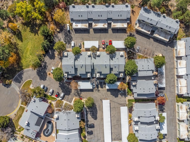 bird's eye view featuring a residential view