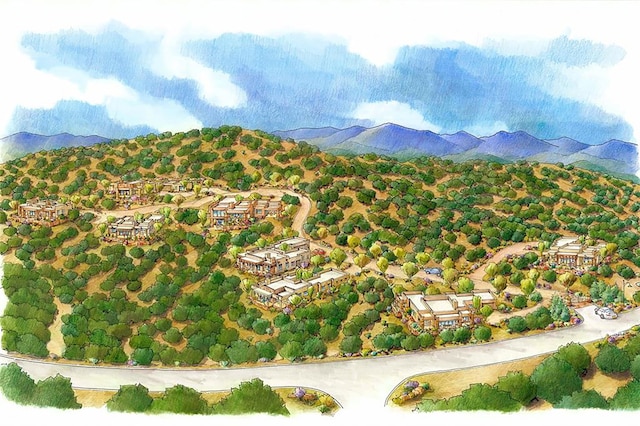 4011 Enclave Way Lot 30, Santa Fe, NM 87506 - aerial view with a mountain view