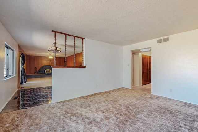 2709 Paseo De Tularosa, Santa Fe, NM 87505 - carpeted empty room featuring a textured ceiling