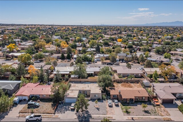 2709 Paseo De Tularosa, Santa Fe, NM 87505 - birds eye view of property with a mountain view