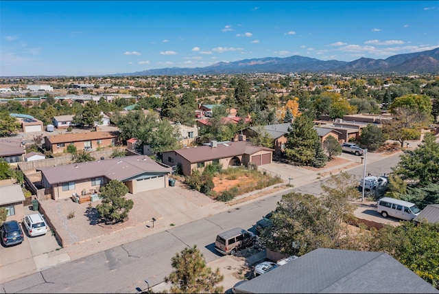 2709 Paseo De Tularosa, Santa Fe, NM 87505 - birds eye view of property featuring a mountain view