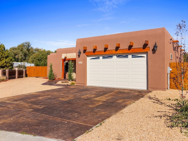 view of pueblo-style home