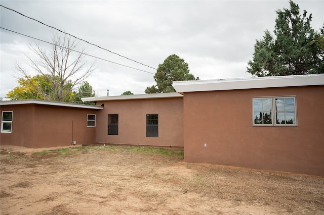 view of back of property