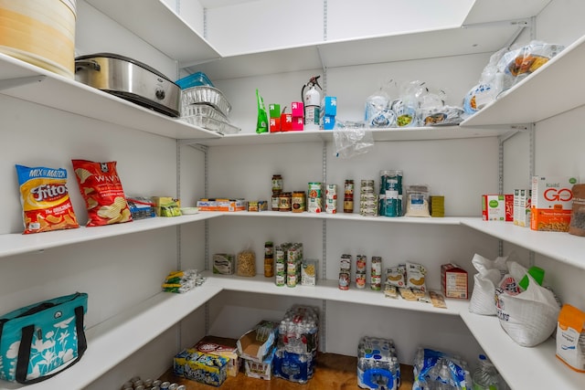 view of pantry