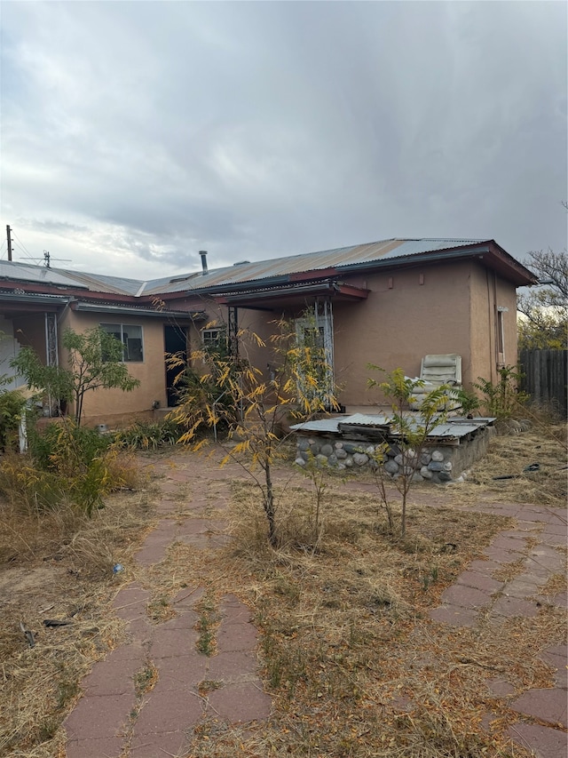 view of rear view of house