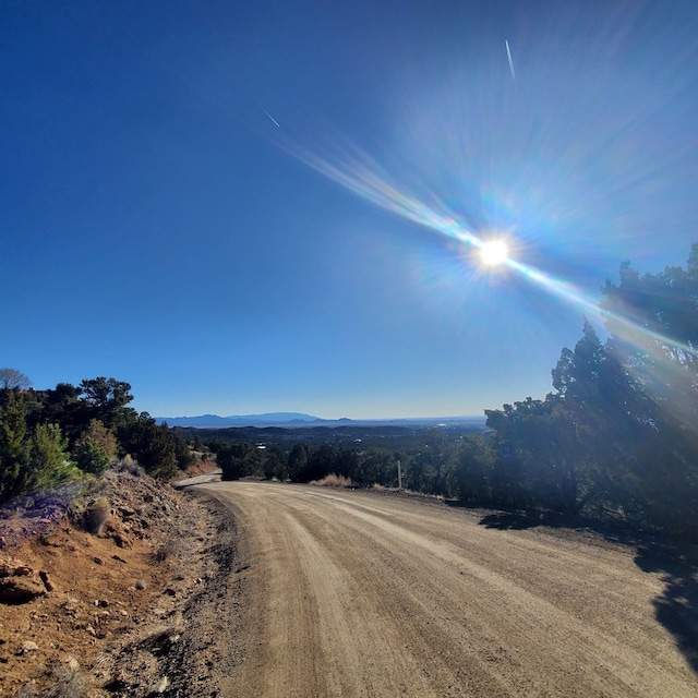 view of road