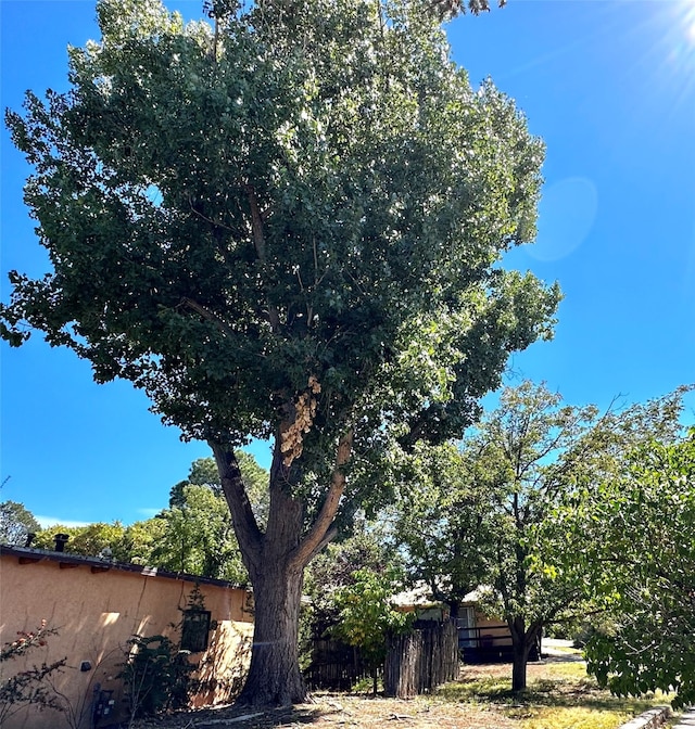 view of side of property