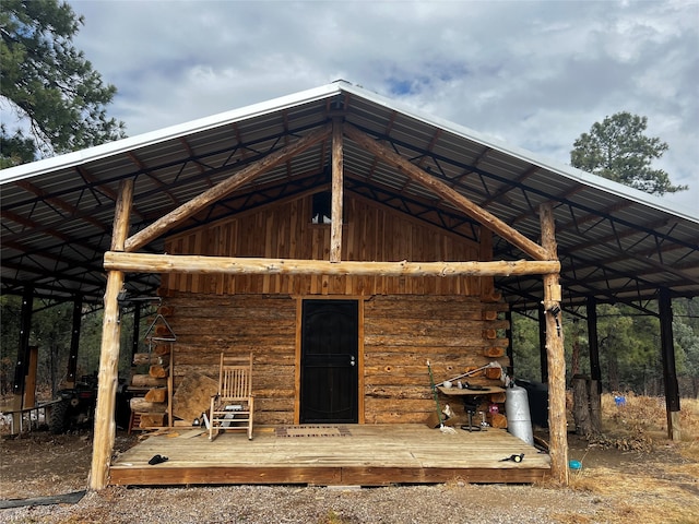 view of outbuilding