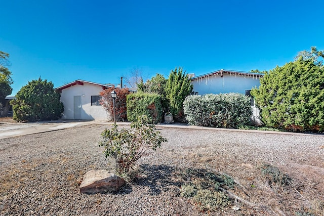 view of front of home