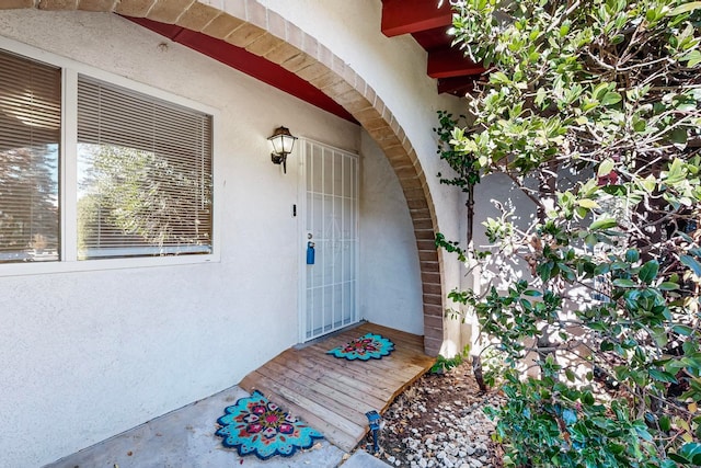 view of entrance to property