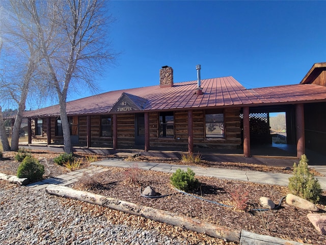 view of rear view of house