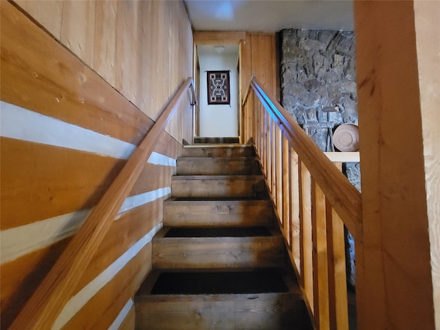 view of stairs