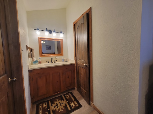 bathroom featuring vanity and tile patterned floors