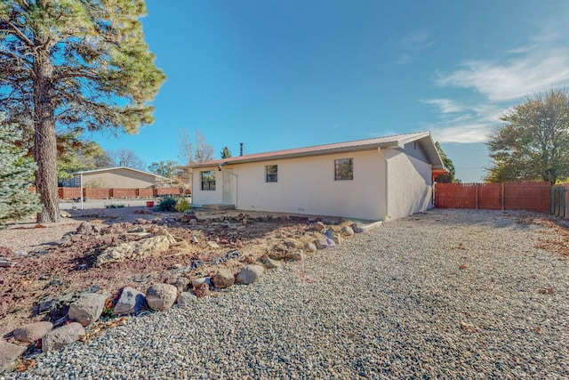 view of back of property