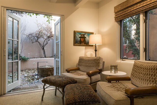 view of sitting room