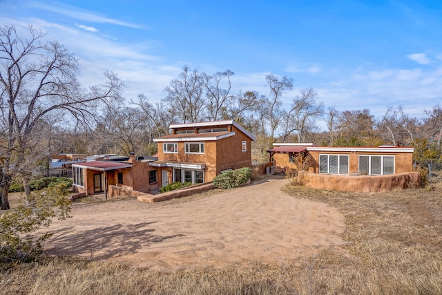 view of rear view of property