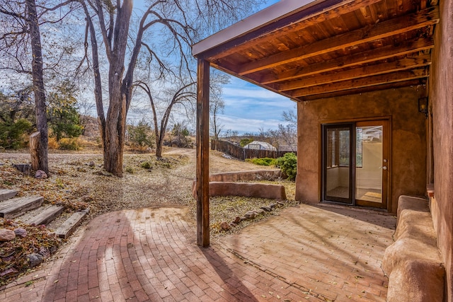 deck featuring a patio