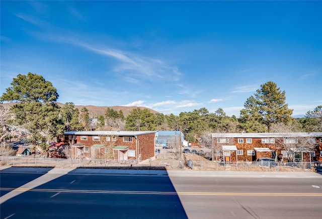 view of street featuring a mountain view