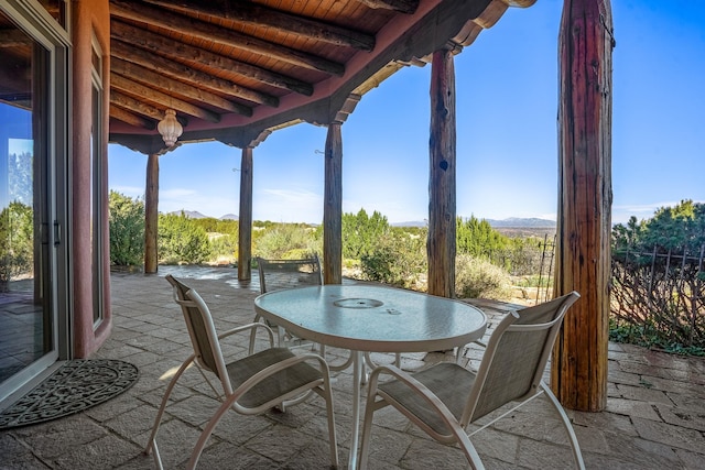 view of patio