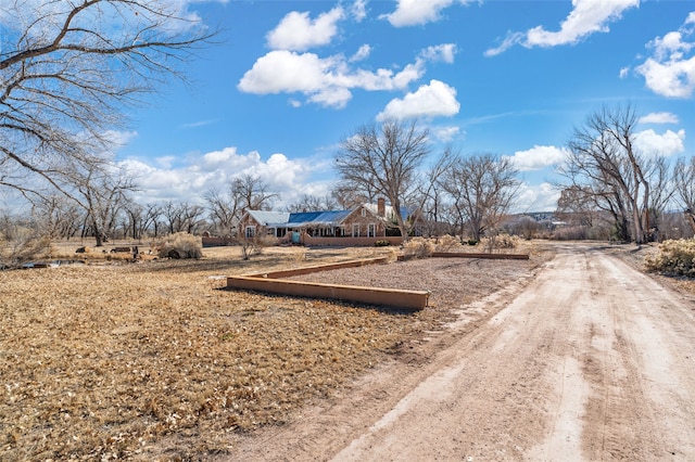 exterior space featuring a rural view