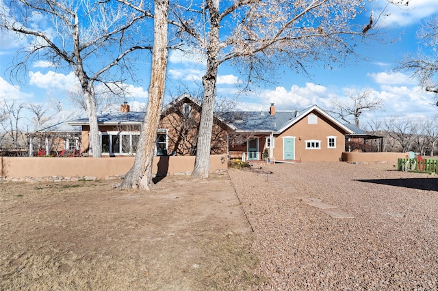 view of rear view of house