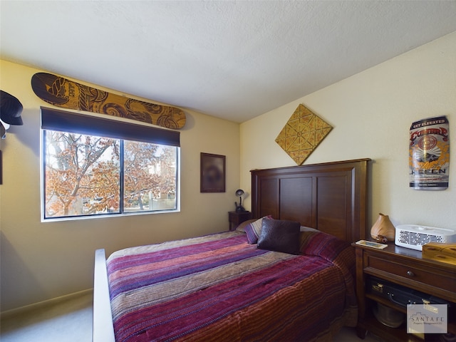 bedroom with carpet floors