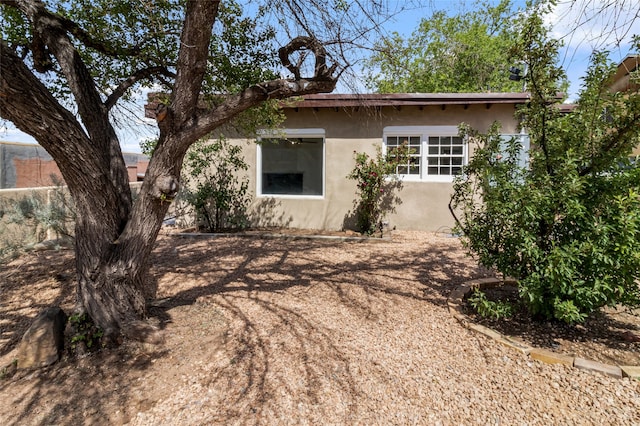 view of back of property